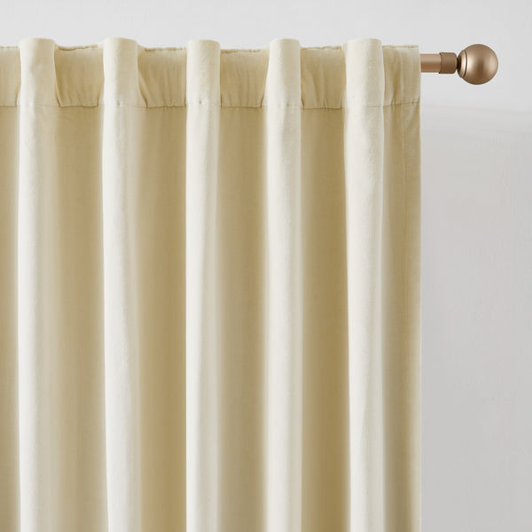Lush Decor Terran Velvet Blackout Window Curtain Panels
