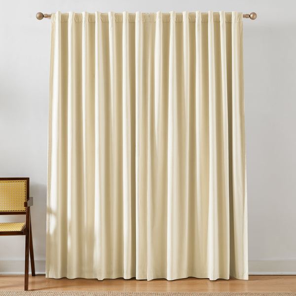 Lush Decor Terran Velvet Blackout Window Curtain Panels