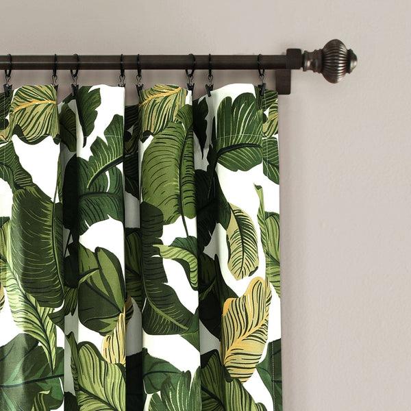 Lush Decor Tropical Paradise Window Curtain Panel Set