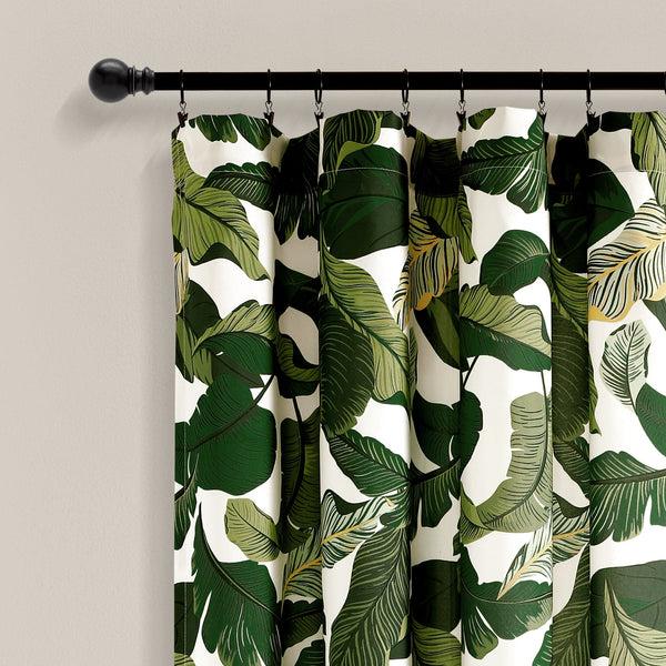 Lush Decor Tropical Paradise Window Curtain Panel Set