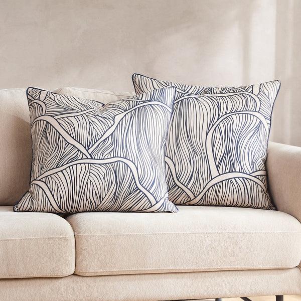 Lush Decor Umbra Bloom Reversible Decorative Pillow Cover Set