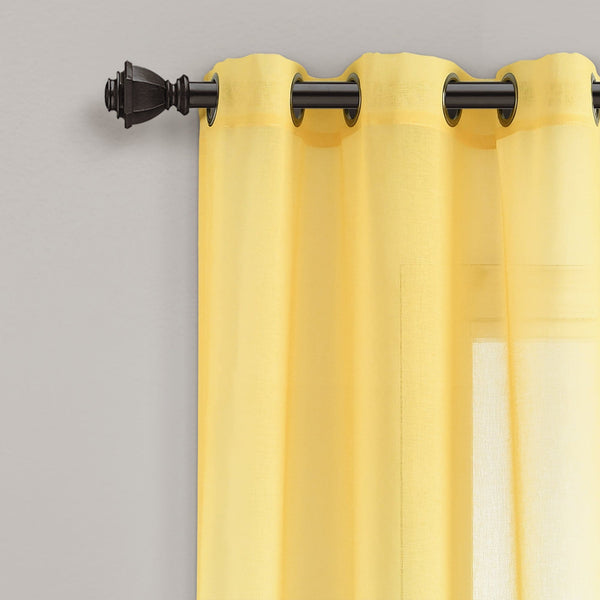 Lush Decor Umbre Fiesta Sheer Window Curtain Panel Set