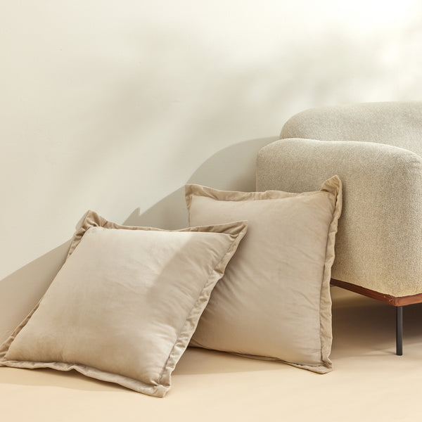 Lush Decor Velvet Dreams Euro Sham Cover 2 Piece Set