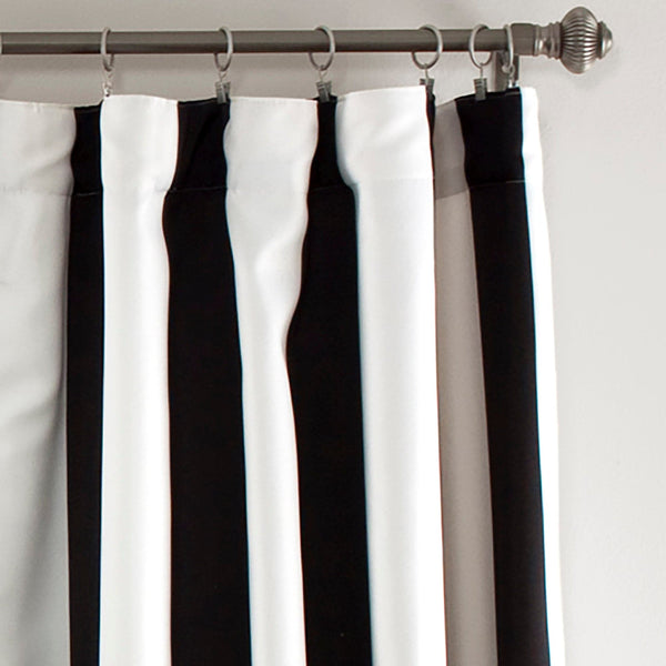 Lush Decor Wilbur Stripe Light Filtering Window Curtain Set