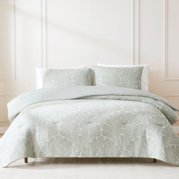 Lush Decor Willow Garden Restorative Gauze Jacquard Comforter Set
