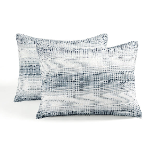 Lush Decor Yarn Dyed Textured Stripe Waffle Quilt 3 Piece Set